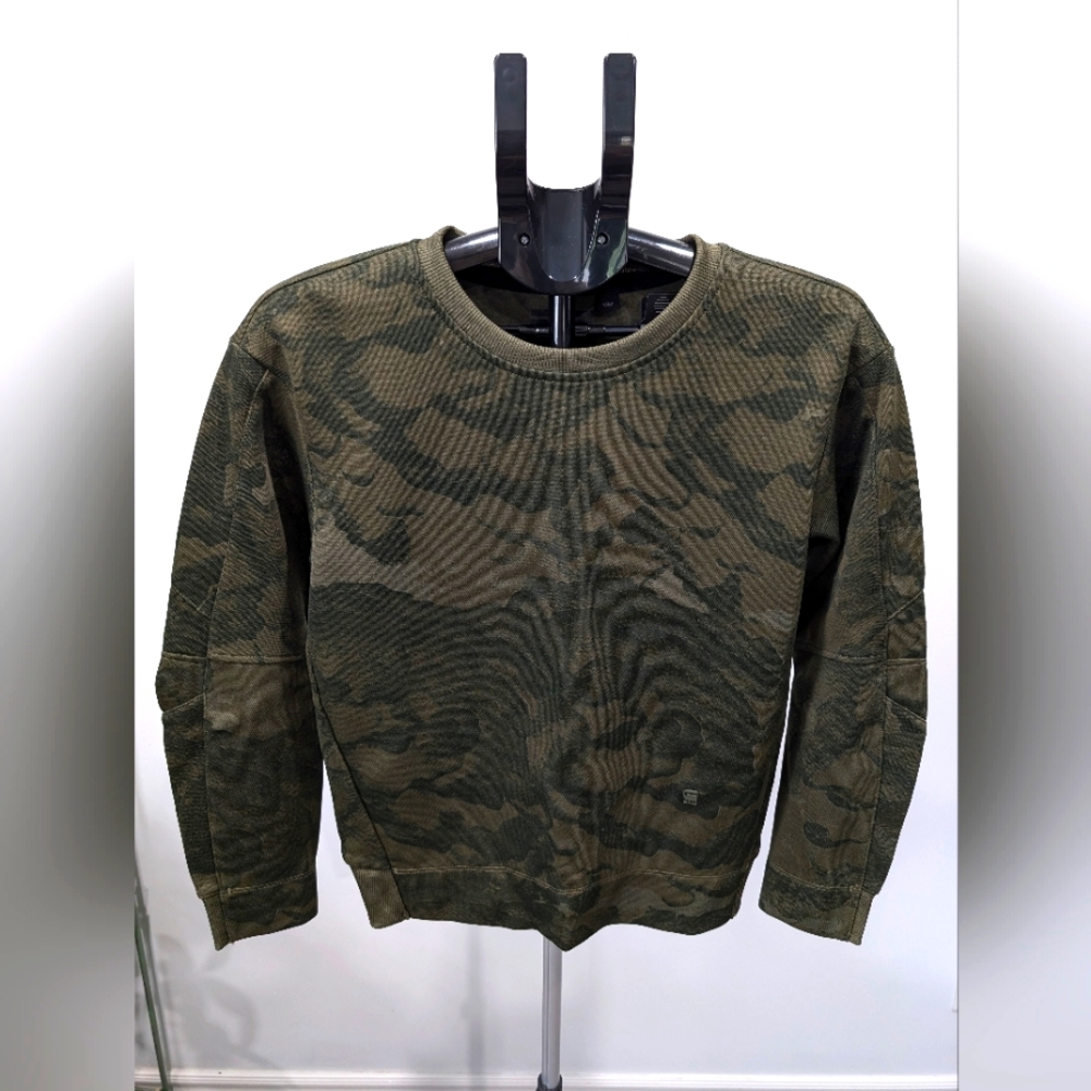 G Star RAW Athletic Sweater Camo S